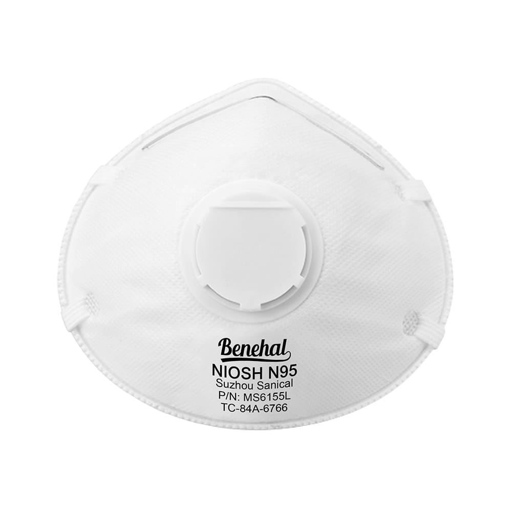 MS6155 N95 PARTICULATE RESPIRATOR WITH VALVE ANTI POLLUTION