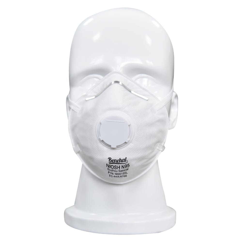 MS6155 N95 PARTICULATE RESPIRATOR WITH VALVE ANTI POLLUTION