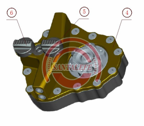 Vane swing type high-end damper