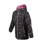Girls' Padded Jacket for Winter Zippered Fur Hoodie-2016