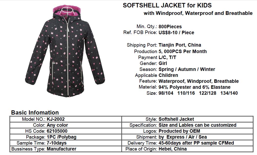Girls' Padded Jacket for Winter Zippered Fur Hoodie-2016