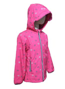 Girls' Padded Jacket for Winter Zippered Fur Hoodie-2016