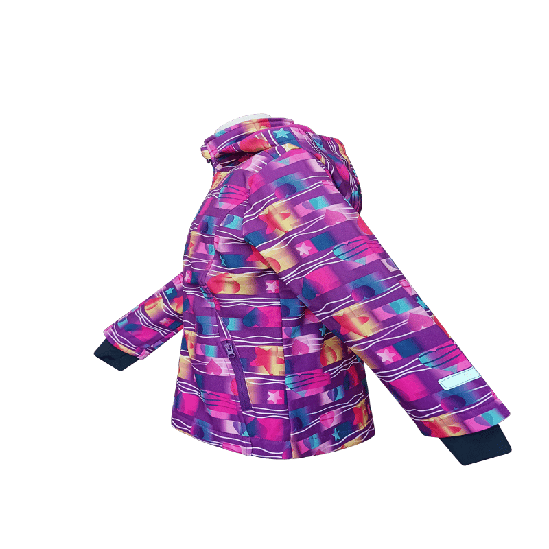 Girls softshell jacker for outdoor sport-9275