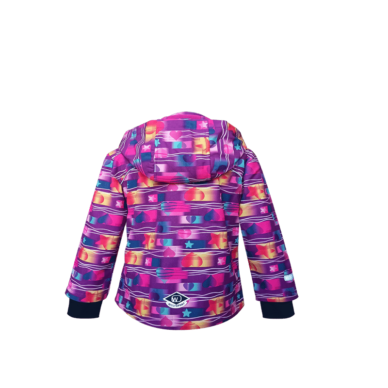 Girls softshell jacker for outdoor sport-9275