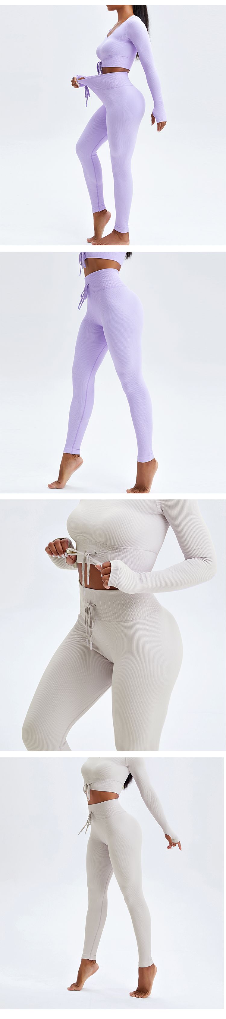 Threaded Strap Yoga leggings