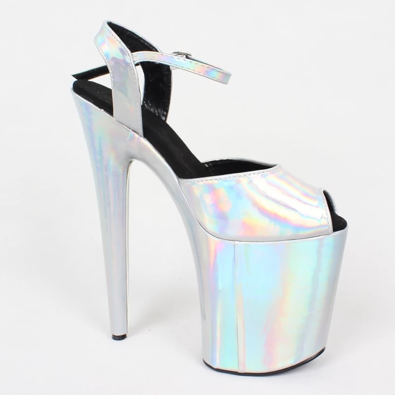 20CM High Heel Pole dancing shoes stripper Heels Drag Queen Cross Dresser Sexy Stage Exotic Sandals