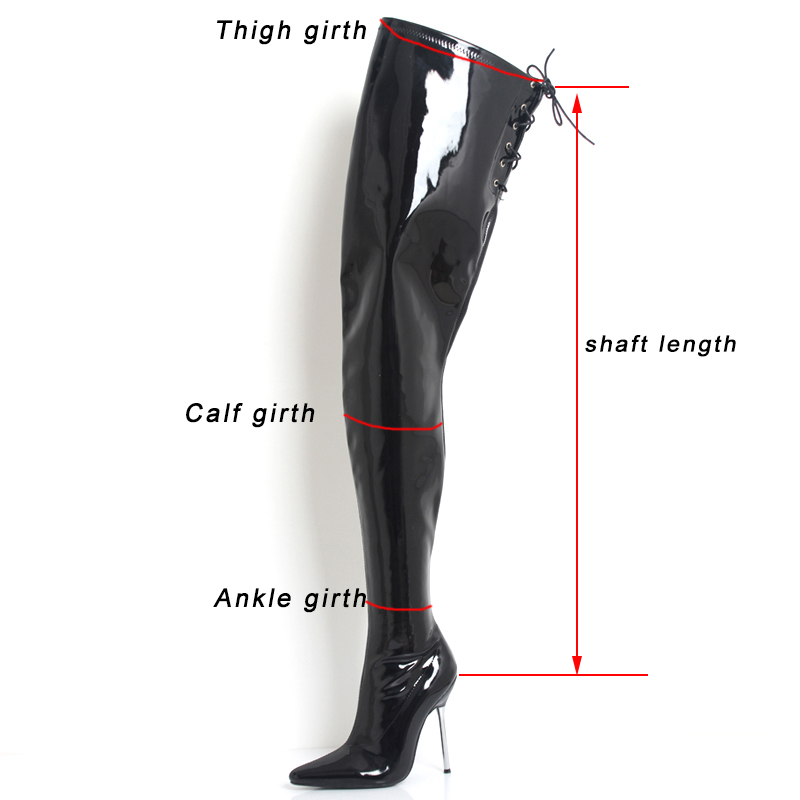 2018 Women's Winter/Autumn Folding Over the Knee Boots Sexy Thin High Heel Boots Fashion Pointed toe Boots Women Shoes Big Size