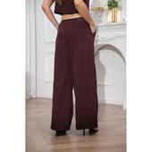 BRUNETTE CHARM TIE WAIST TROUSER