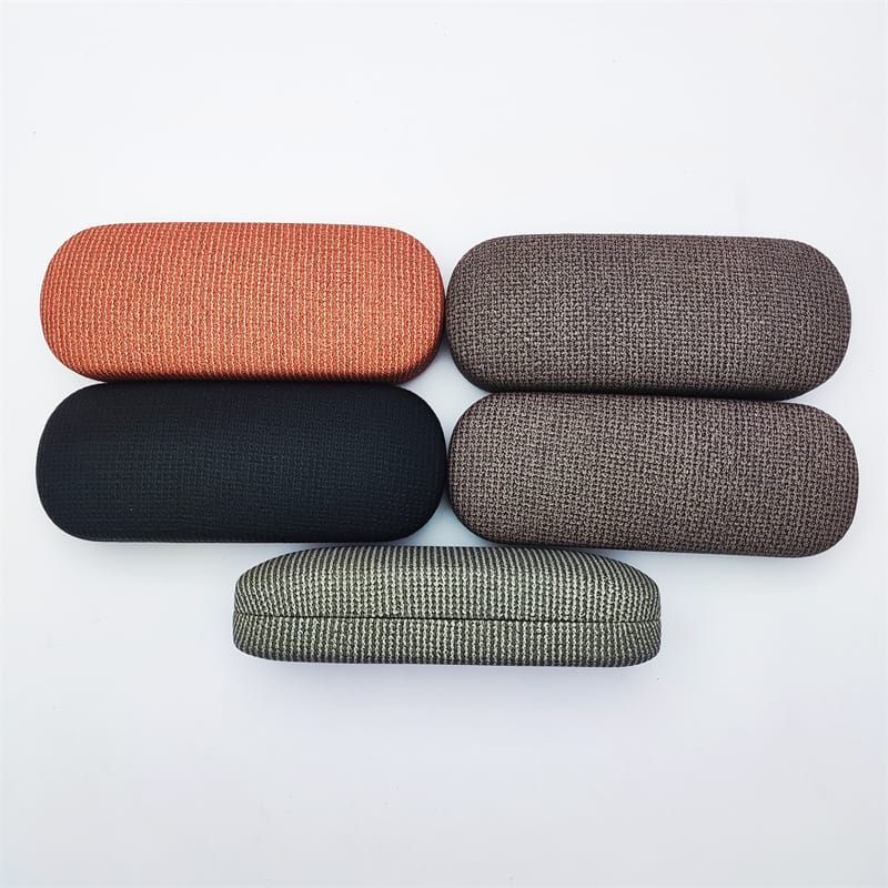 Striped glasses case