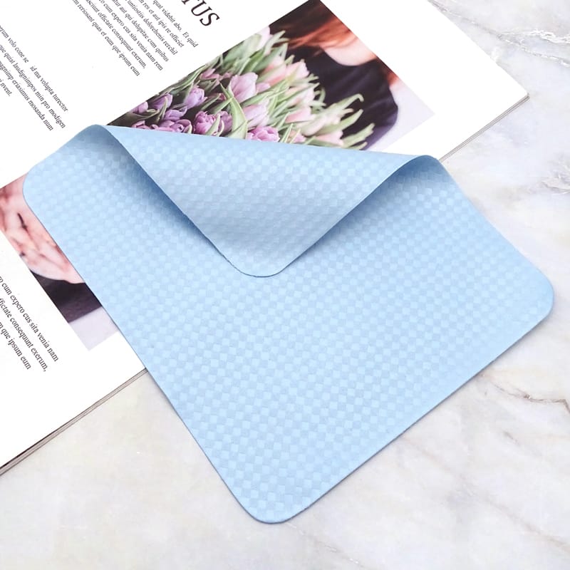Microfiber Glasses cloth针一小方格