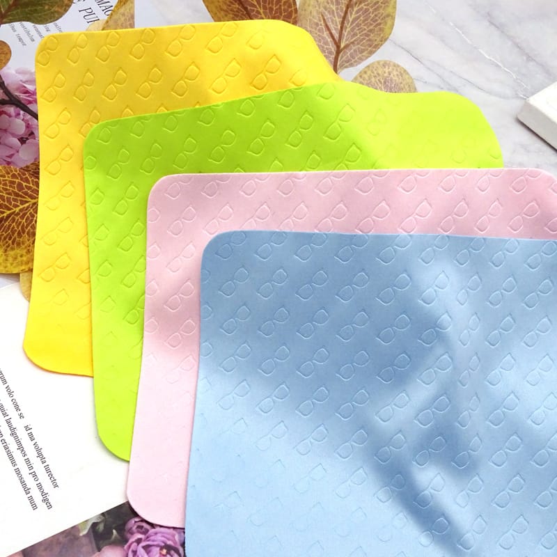 Microfiber Glasses cloth镜纹针一
