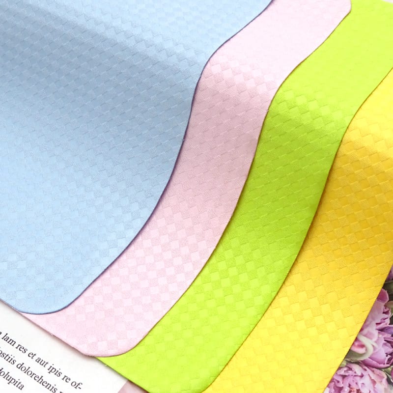 Microfiber Glasses cloth针一小方格