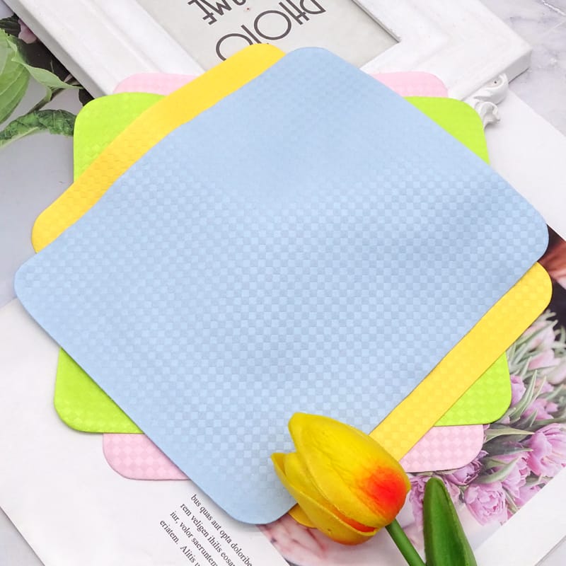 Microfiber Glasses cloth针一小方格