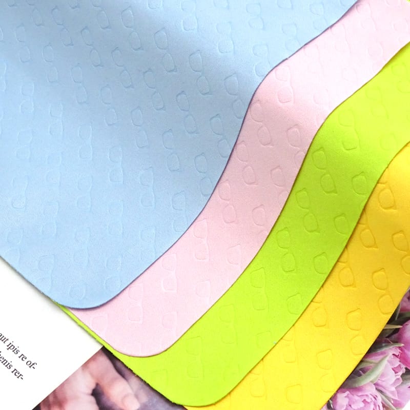 Microfiber Glasses cloth镜纹针一