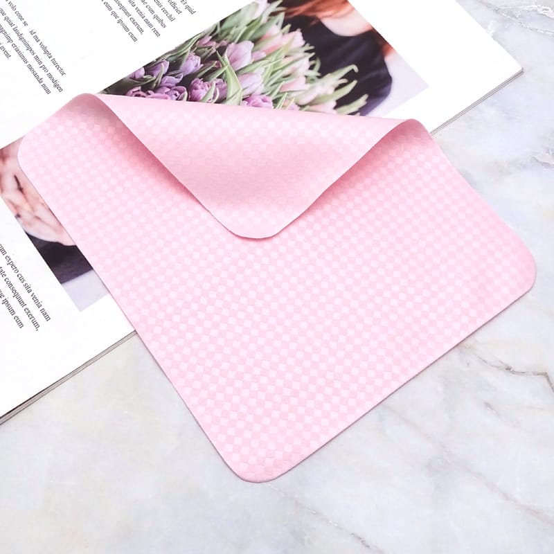 Microfiber Glasses cloth针一小方格