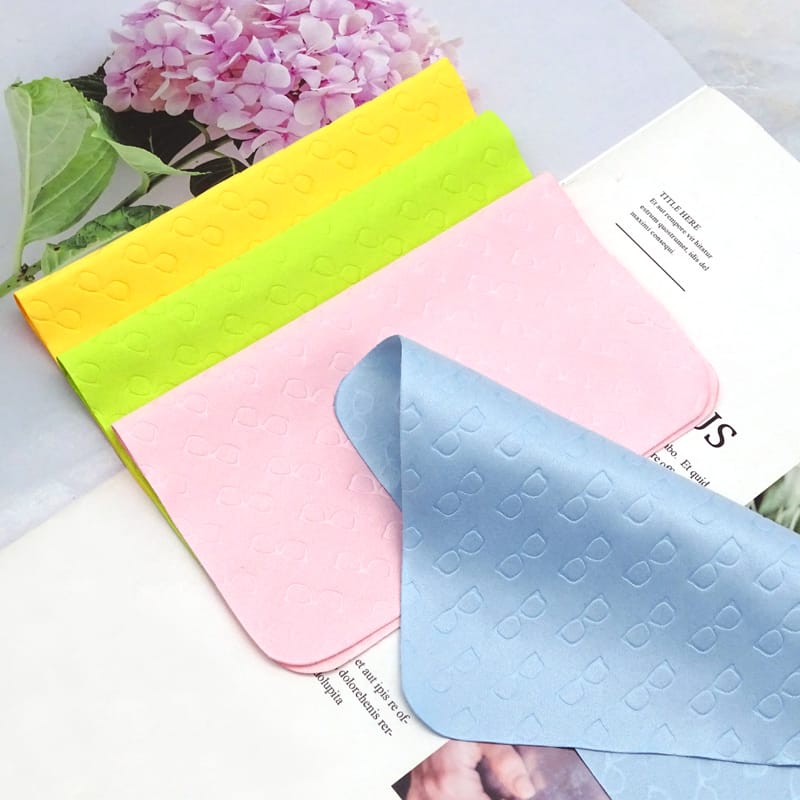 Microfiber Glasses cloth镜纹针一