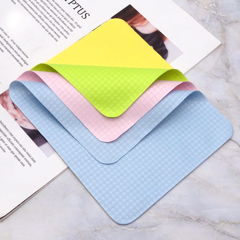 Microfiber Glasses cloth针一小方格