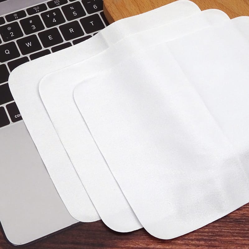 Microfiber Glasses cloth白色海岛丝