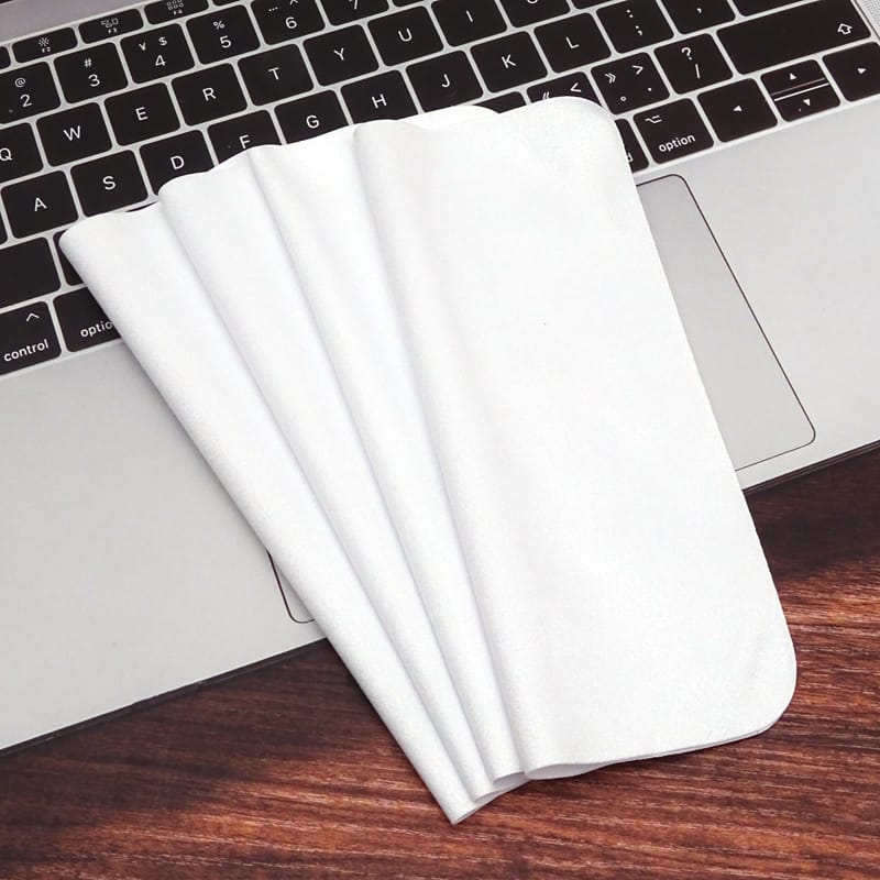 Microfiber Glasses cloth白色海岛丝