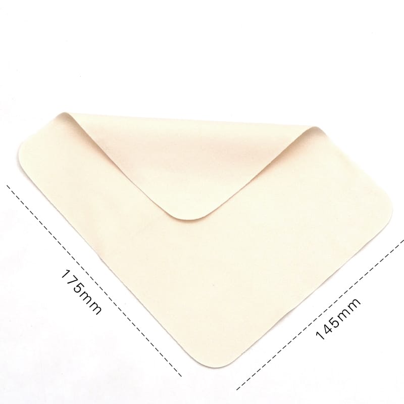 Microfiber glasses cloth米色海岛丝