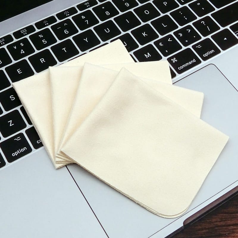 Microfiber glasses cloth米色海岛丝
