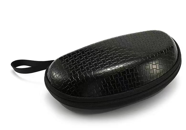Zipper glasses case