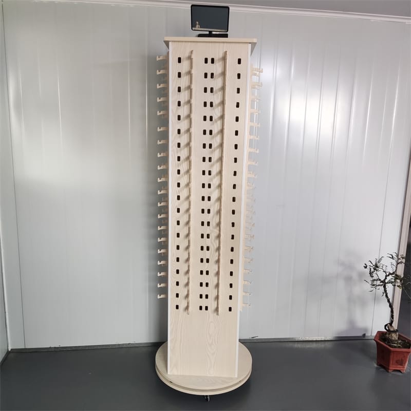 Floor-standing glasses diaplay rack