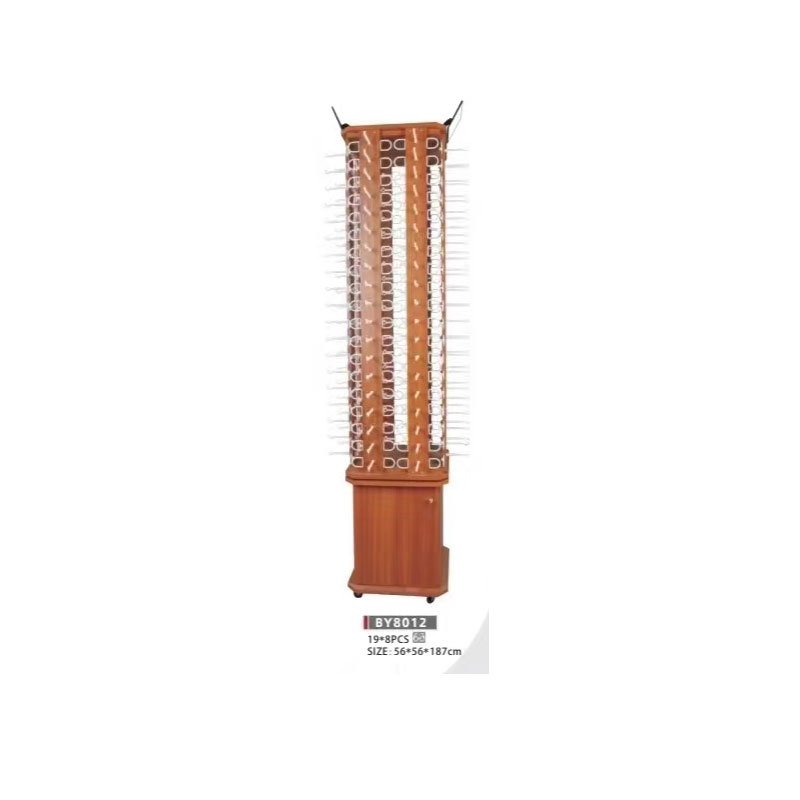 Floor-standing glasses diaplay rack