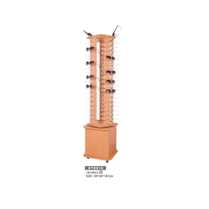 Floor-standing glasses diaplay rack