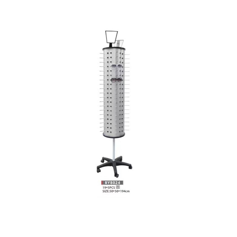 Floor-standing glasses diaplay rack
