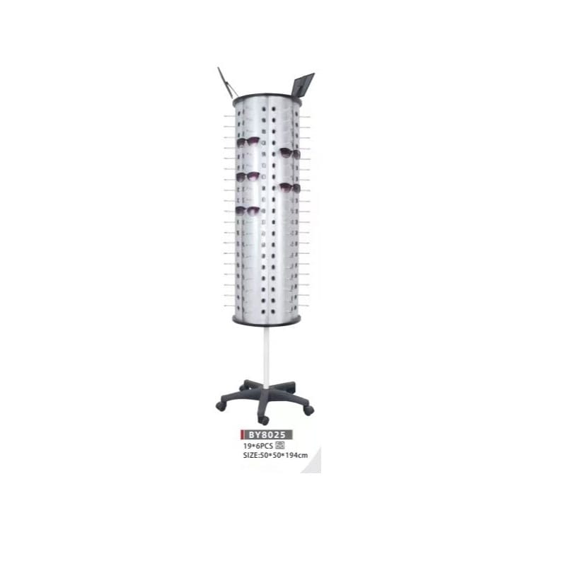 Floor-standing glasses diaplay rack
