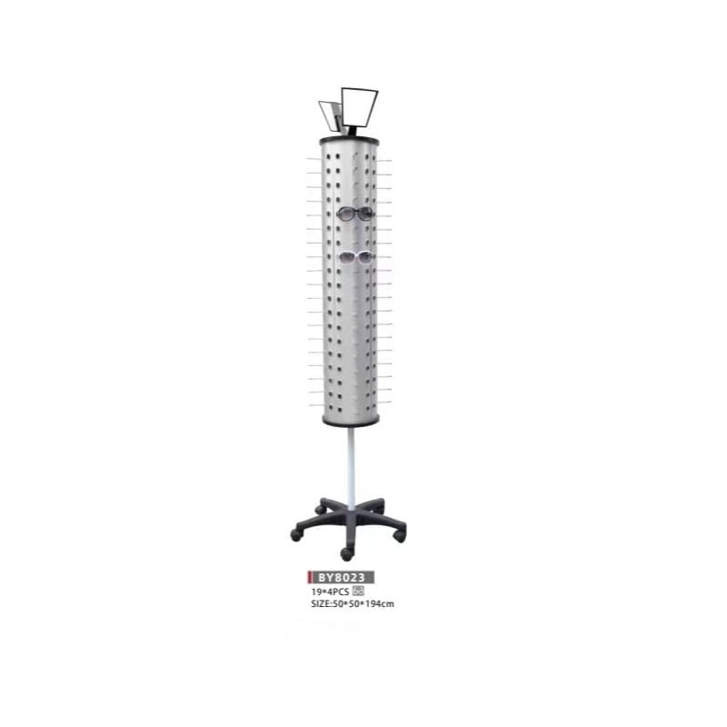Floor-standing glasses diaplay rack