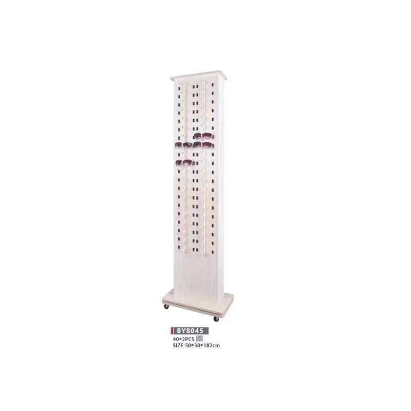Floor-standing glasses diaplay rack