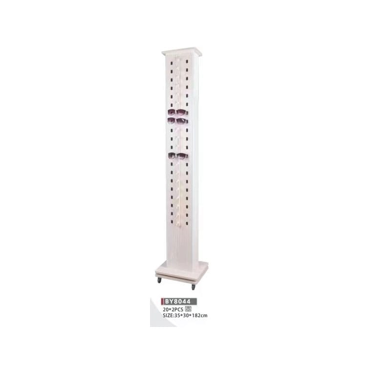 Floor-standing glasses diaplay rack