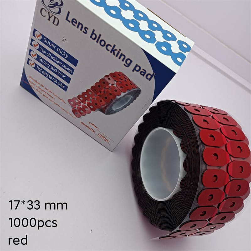 Lens blocking pad (Red 1000 pcs）