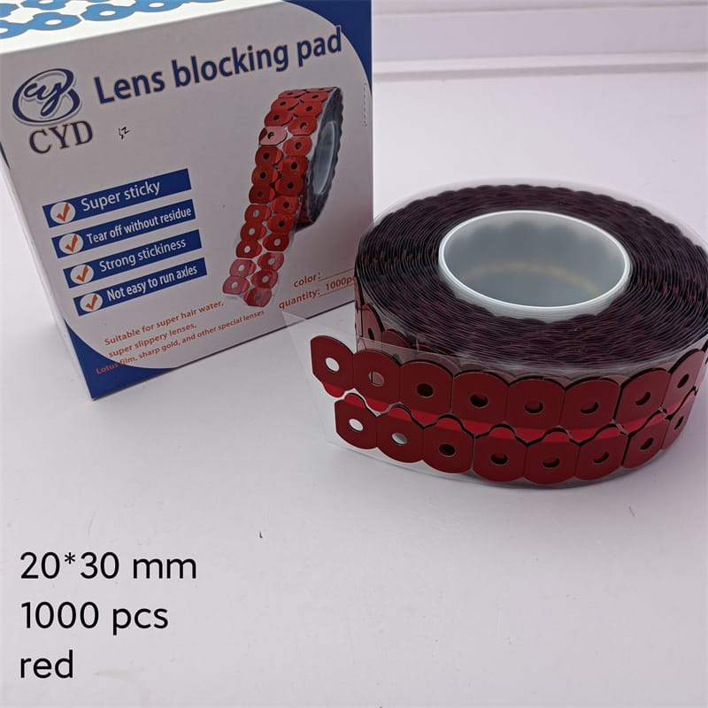 Lens blocking pad (Red 1000 pcs）