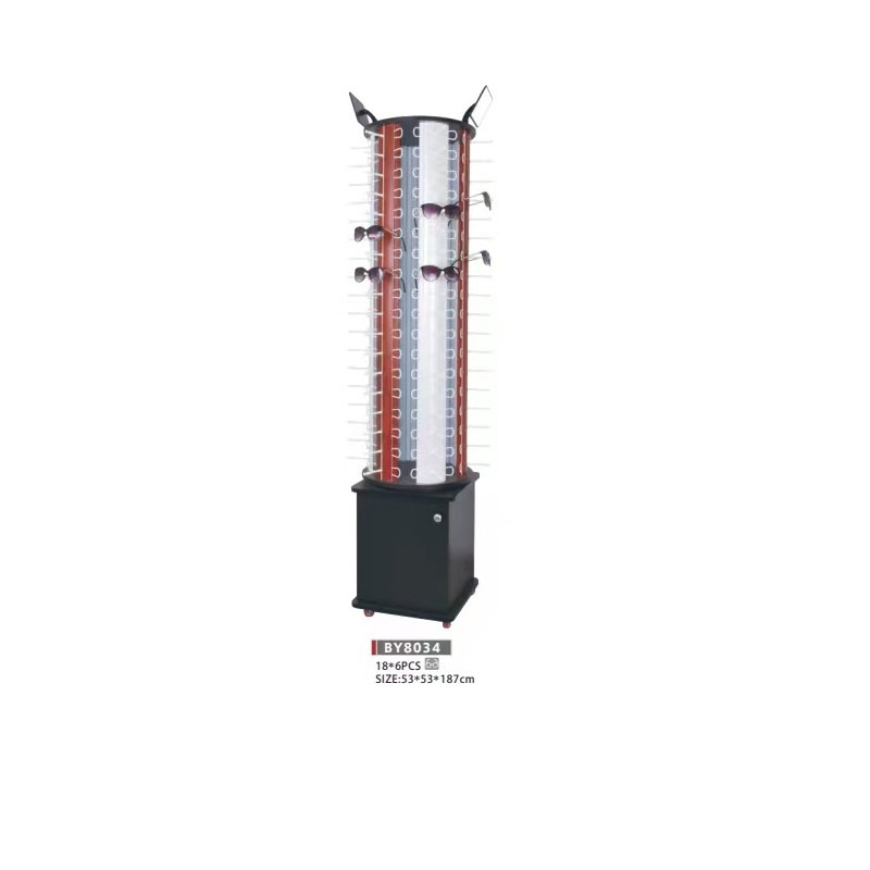 Floor-standing glasses display rack Floor-standing