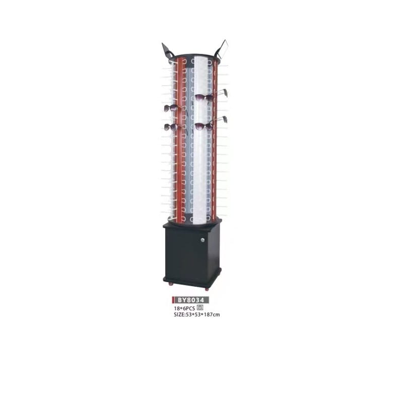 Floor-standing glasses display rack Floor-standing