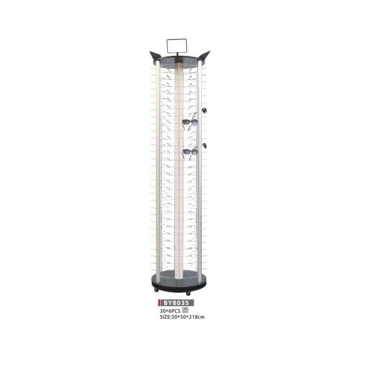 Floor-standing glasses display rack Floor-standing