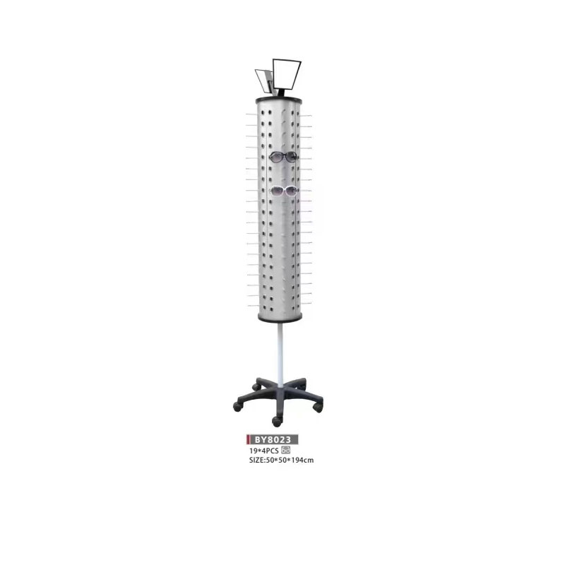Floor-standing glasses display rack Floor-standing