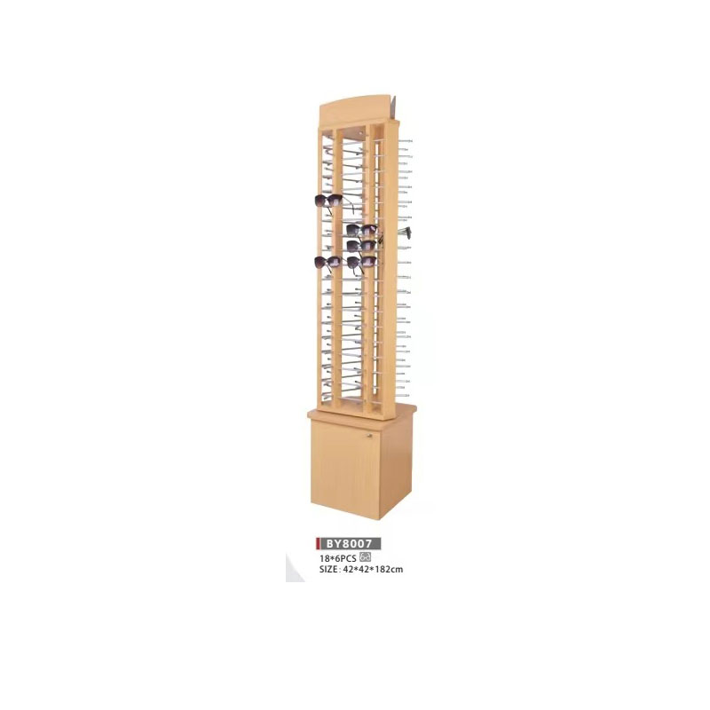 Floor-standing glasses display rack Floor-standing