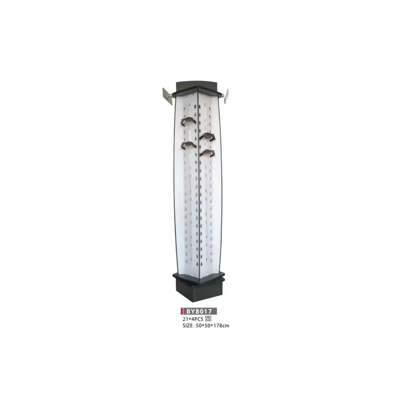 Floor-standing glasses display rack Floor-standing