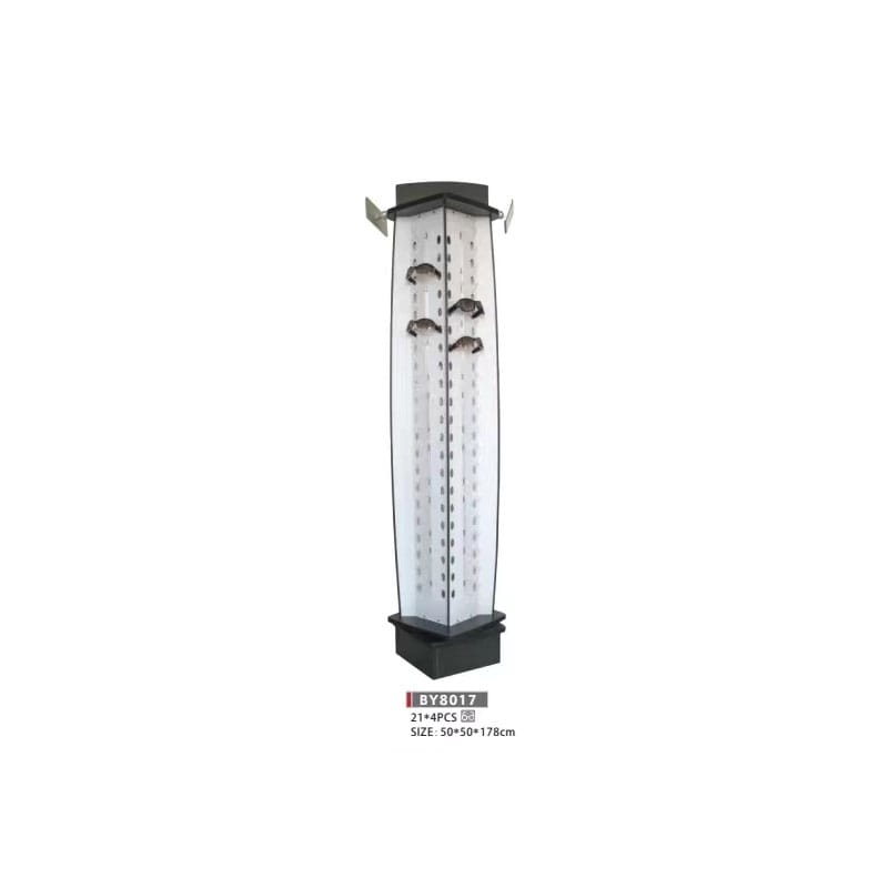 Floor-standing glasses display rack Floor-standing