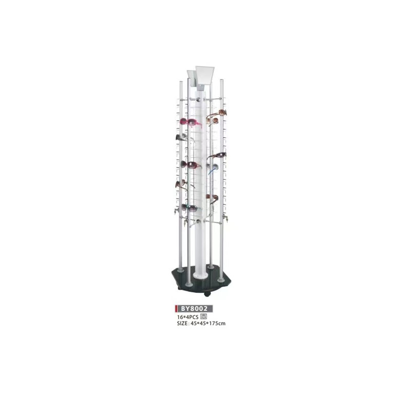 Floor-standing glasses display rack Floor-standing