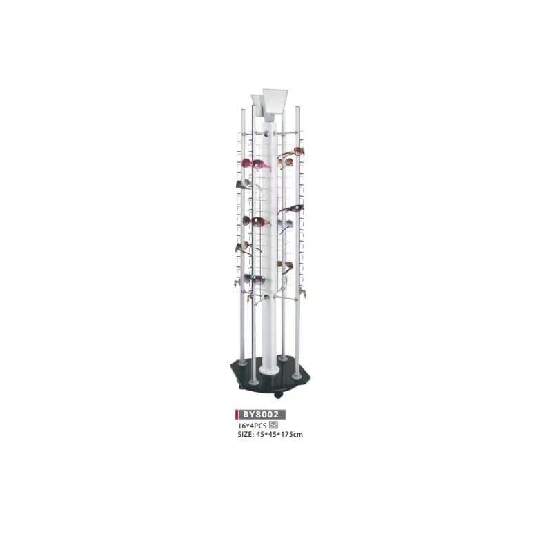Floor-standing glasses display rack Floor-standing