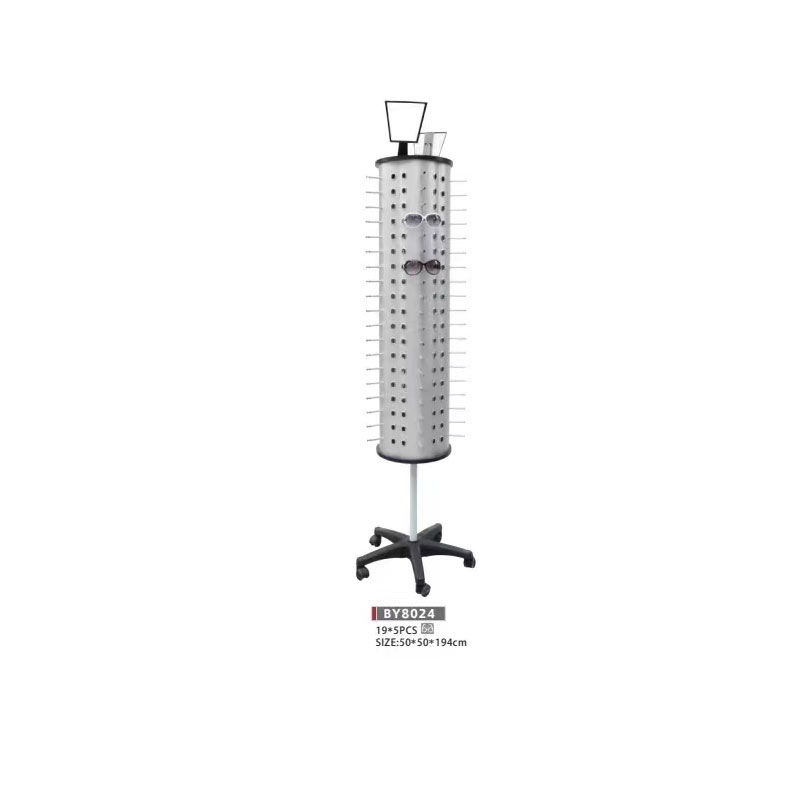 Floor-standing glasses display rack Floor-standing