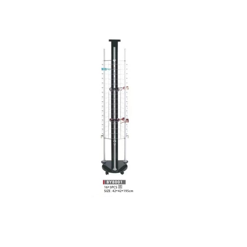 Floor-standing glasses display rack Floor-standing