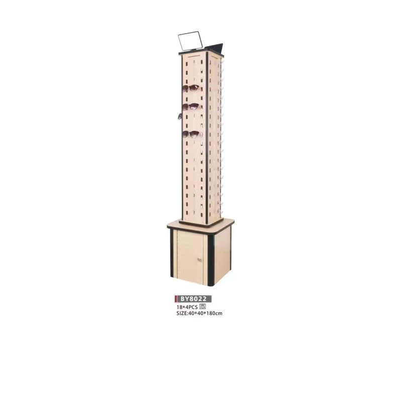 Floor-standing glasses display rack Floor-standing