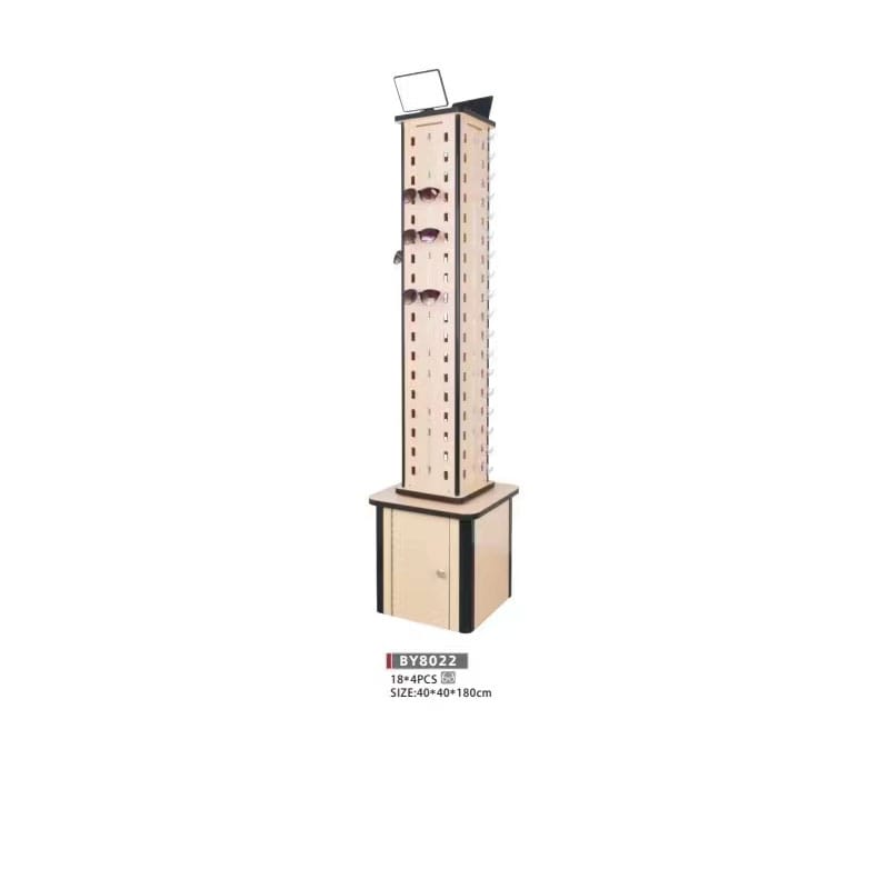 Floor-standing glasses display rack Floor-standing