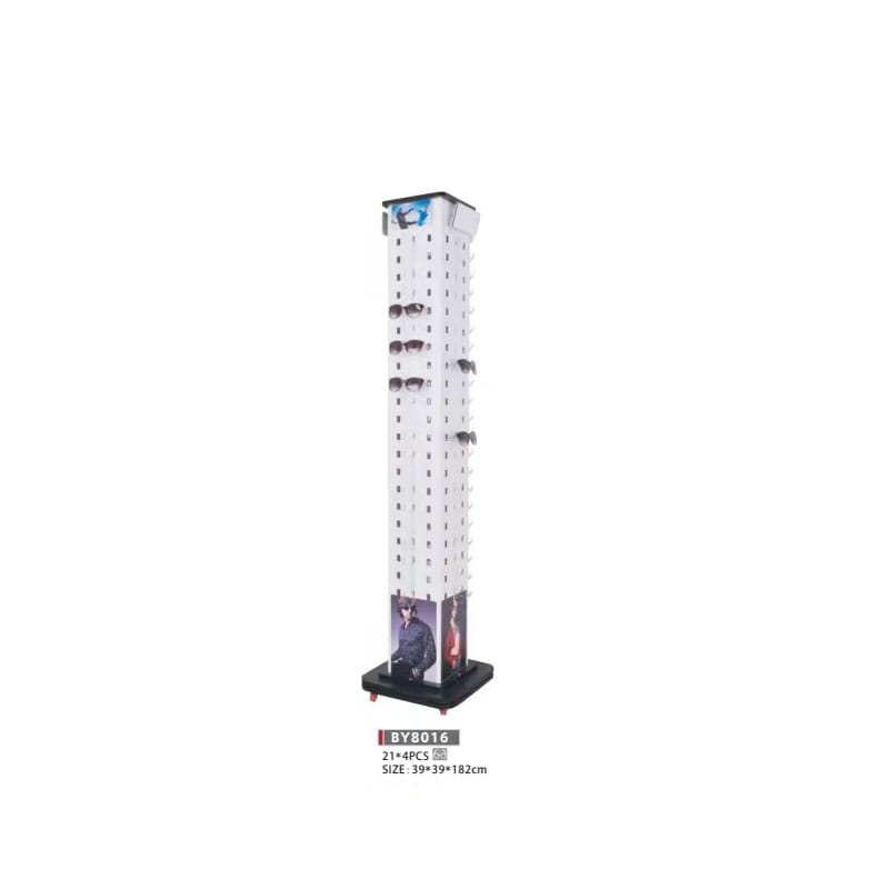 Floor-standing glasses display rack Floor-standing